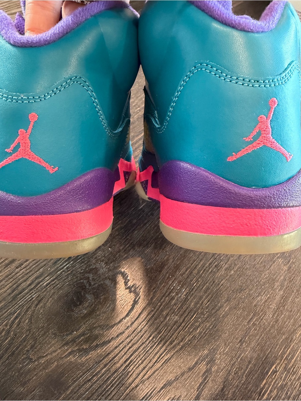 Air Jordan 5 Tropical Teal Kids Size 5y - Picture 9 of 10
